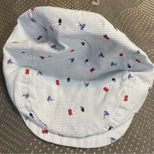 Tommy Bahama Kids Hat with Blue and Red Accents